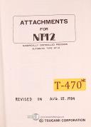 Tsugami NT12, Lathe Attachments Manual 1984
